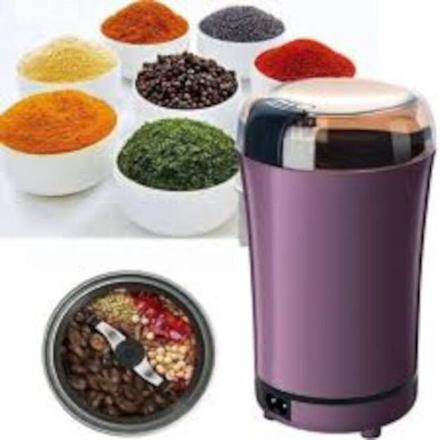 Picture of Buy 1 get Free - COMBO OFFER-Electric Grinder Indispensable - Opulence at Its Best - Multi-Functional ,4 In 1  Spice jar Storage Spice Containers With Serving Spoons - Organize Kitchen With This Versatile Condiment Jars Set-Multicolor
