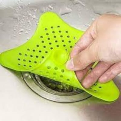 Picture of Bathroom Sink Filter Kitchen Sink Strainer- Prevent Clogs And Keep Your Drains Clear With This Handy Strainer - Random Color- 2 pcs-Multicolor