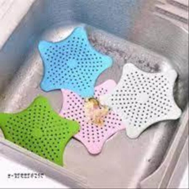 Picture of Bathroom Sink Filter Kitchen Sink Strainer- Prevent Clogs And Keep Your Drains Clear With This Handy Strainer - Random Color- 2 pcs-Multicolor