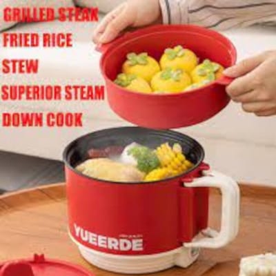 Picture of Multifunctional Electric Rice Cooker Mini Non-stick Cookware Multicooker for Home and Kitchen Appliances - Electric Multi cookers-Multicolor