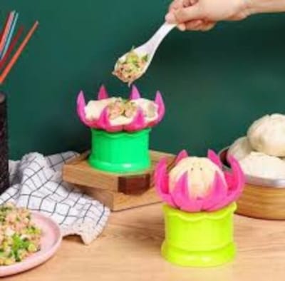 Picture of Kitchen Accessories Steamed Stuffed Bun Making Mold Baking and Pastry Tool Pastry Pie Dumpling Maker DIY - 1 pcs-Multicolor