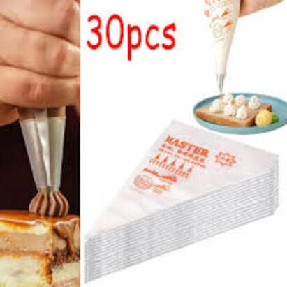 Picture of Piping Bags Cake Cream Decorating 30pcs-Multicolor