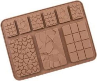 Picture of Silicon Mold Chocolate Baking Tool 9 Cavity-Multicolor