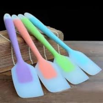 Picture of Spatula Spoon Baking Tools For Cakes Double Silicone Cookie Spatulas Pastry Scraper Mixer Butter Ice Cream Scoop-Multicolor