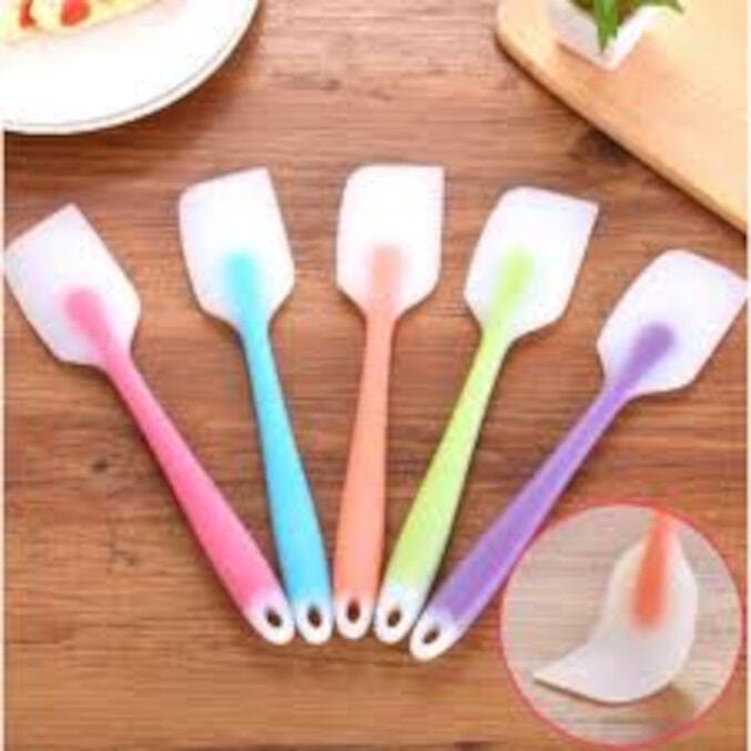 Picture of Spatula Spoon Baking Tools For Cakes Double Silicone Cookie Spatulas Pastry Scraper Mixer Butter Ice Cream Scoop-Multicolor