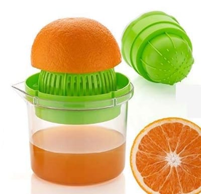 Picture of Enjoy Freshly Squeezed Juice With Hand Press Juicer With Fruit Squeezer Cup - Convenient And Colorful Juicing Tool-Green