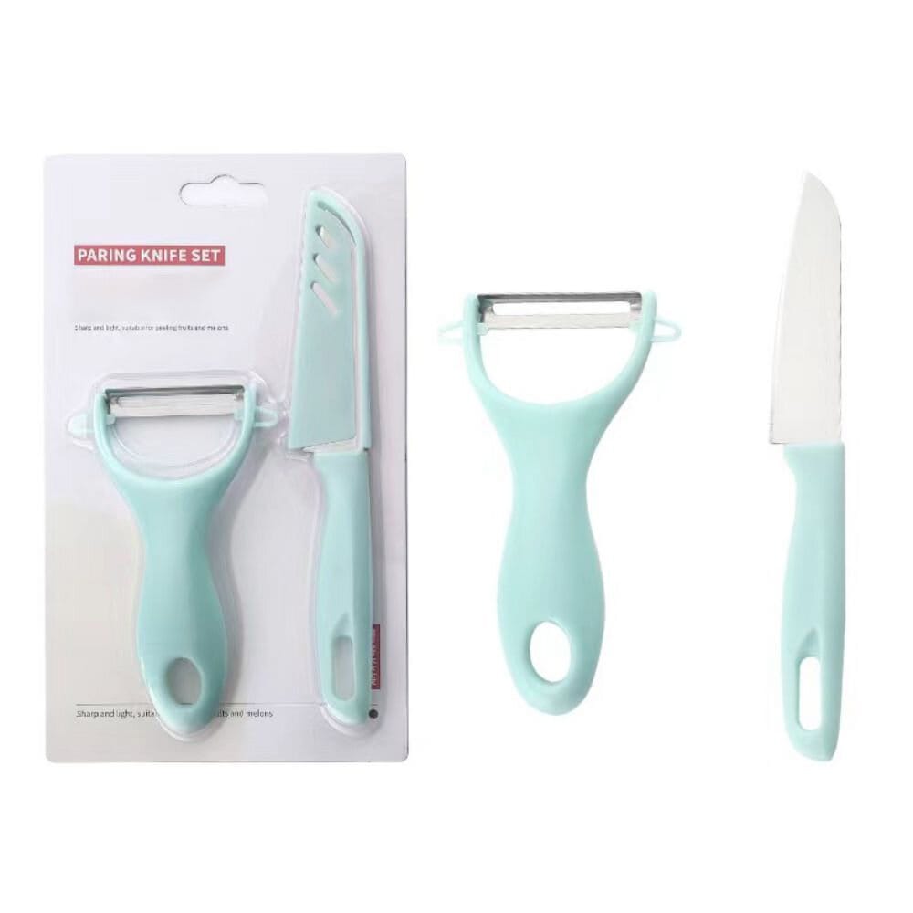 Picture of Portable Fruit And Vegetable Peeler Set &Knife Set-Multicolor
