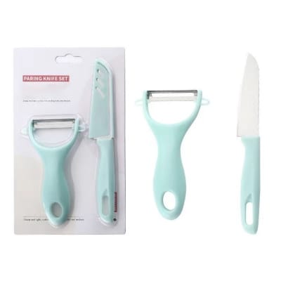 Picture of Portable Fruit And Vegetable Peeler Set &Knife Set-Multicolor