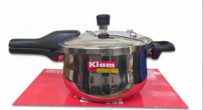 Picture of Kiam Stainless Steel Pressure Cooker 6.5 Ltr IB (induction bottom)-Multicolor