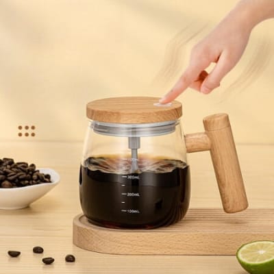 Picture of Electric Self Stirring Coffee Mug, 400ml High Speed Mixing Cup-Multicolor