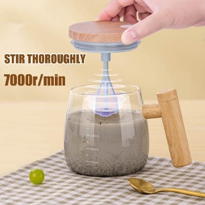 Picture of Electric Self Stirring Coffee Mug, 400ml High Speed Mixing Cup-Multicolor