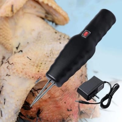 Picture of Feather Plucker Electric Poultry Feather Plucker Handheld Chicken Plucker Full Automatic Duck Goose Feather Removing Machine AU Plug 100‑240V Plug-Multicolor
