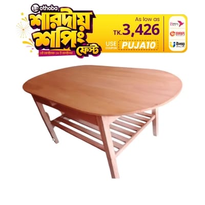 Picture of The dining table for the kitchen made by mehogoni wooden is suitable for 6 people Brown