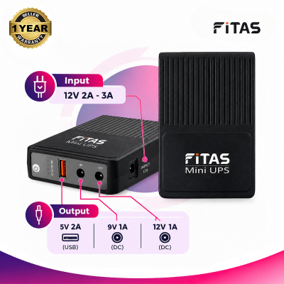 Picture of FiTAS TM55 DC Mini UPS 5V 9V 12V