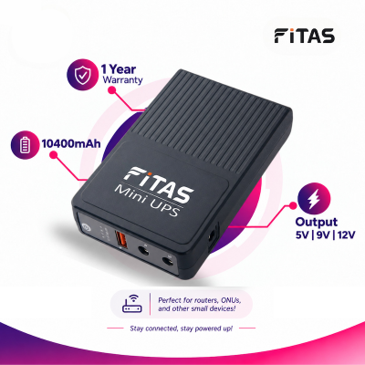 Picture of FiTAS TM55 DC Mini UPS 5V 9V 12V