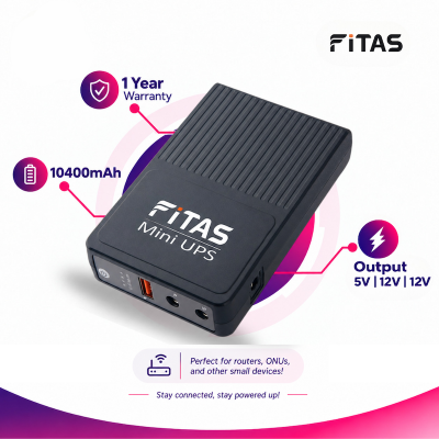 Picture of FiTAS TM55 DC Mini UPS 5V 12V 12V