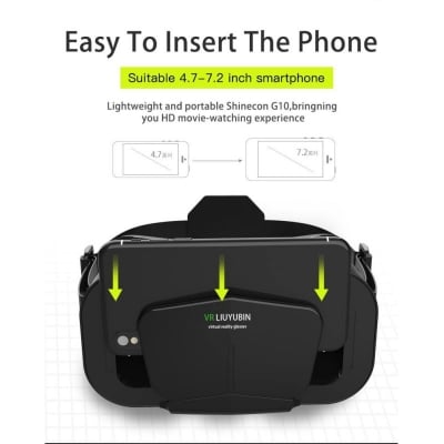 Picture of VR Shinecon G10 Standard Edition Gaming Glasses Virtual Reality VR Glasses for 4.7-6.53 inch mobile phones (Multicolor)