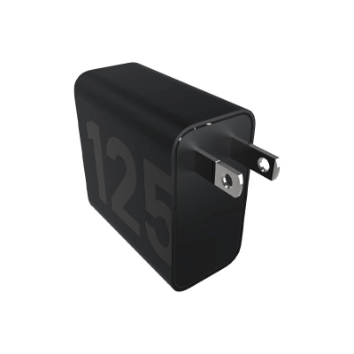 Picture of Motorola 125W GaN Turbo Power Charger with 6.5A USB-C to C Cable (Black)