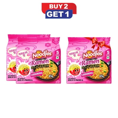 Picture of 5 PackMr. Noodles Ramen Carbonara Flavor