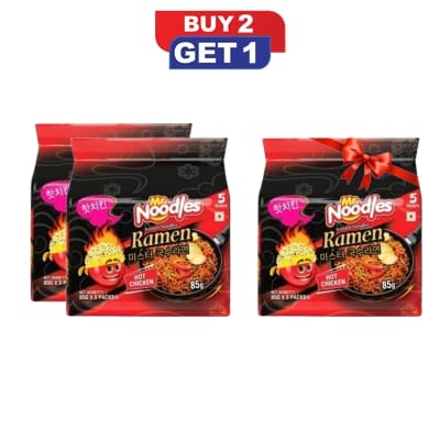 Picture of 5 Pack Mr. Noodles Ramen Hot Chicken Flavor 