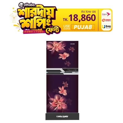Picture of MYONE 165 liter Gorgeous Tulip Black Match Refrigerator (MY-1F5G)