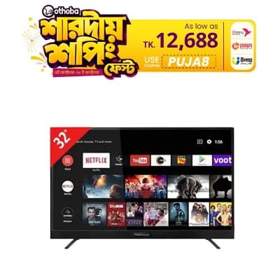 Picture of Sony Plus 32" 2GB/16GB Frameless Smart Android TV  With Free Wall Mount (Best Price)