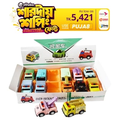 Picture of Kids Truck Toys Mini Alloy Car Boys Toy Cars, Metal City Corporation Toy Cars for Toddlers,