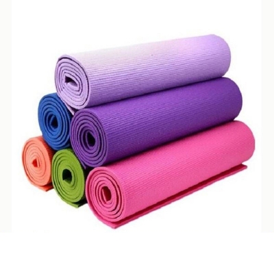 Picture of 6mm Eco Friendly Anti-Slip Exercise Yoga Mat with Carrying Strap Blue Green Purple Pink-Green