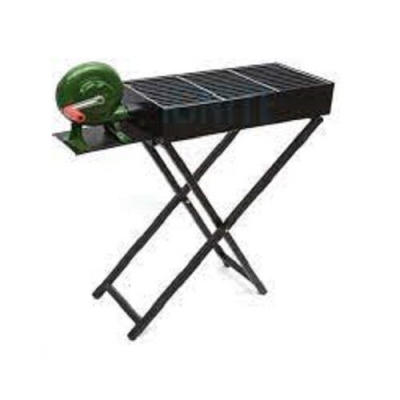 Picture of BAR B QUE GRILL WITH MANUAL BLOWER(-24-12)-Black