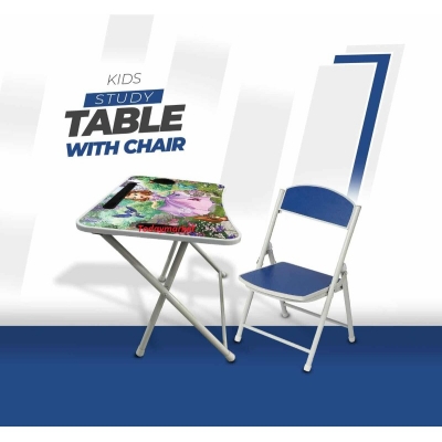 Picture of KIDS READING TABLE WITH CHAIR-Black