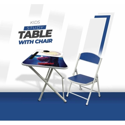 Picture of KIDS READING TABLE WITH CHAIR-Black