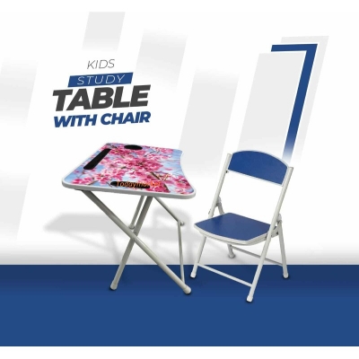 Picture of KIDS READING TABLE WITH CHAIR-Blue