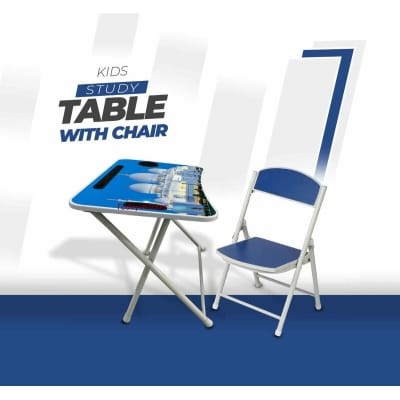 Picture of KIDS READING TABLE WITH CHAIR-Blue