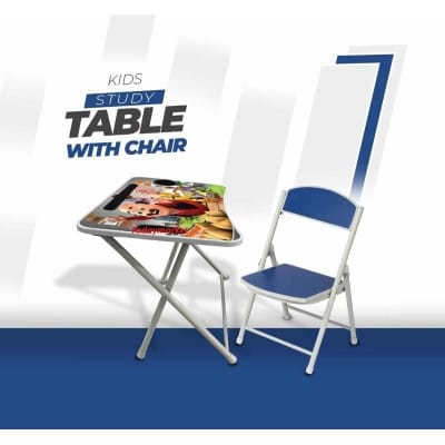 Picture of KIDS READING TABLE WITH CHAIR-Black
