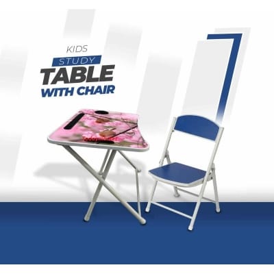 Picture of KIDS READING TABLE WITH CHAIR-Black