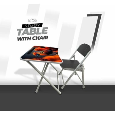 Picture of KIDS READING TABLE WITH CHAIR-Black