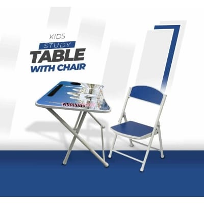Picture of KIDS READING TABLE WITH CHAIR ISLAMIC-Blue