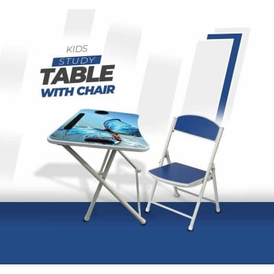 Picture of KIDS READING TABLE WITH CHAIR-Black