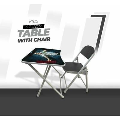Picture of KIDS READING TABLE WITH CHAIR-Black