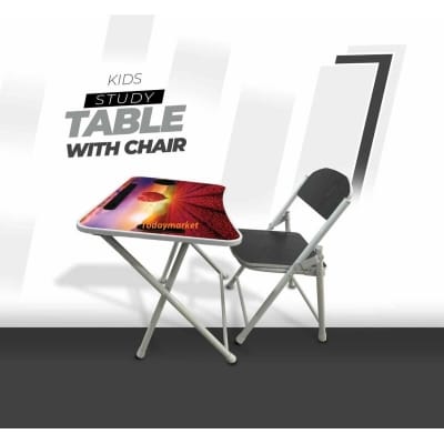 Picture of KIDS READING TABLE WITH CHAIR-Black