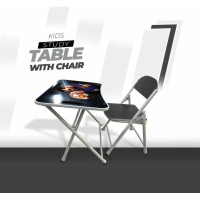 Picture of KIDS READING TABLE WITH CHAIR-Black