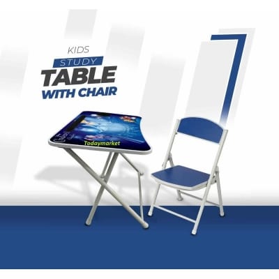 Picture of KIDS READING TABLE WITH CHAIR-Black