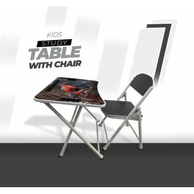 Picture of KIDS READING TABLE WITH CHAIR-Black