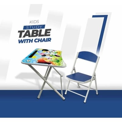 Picture of KIDS READING TABLE WITH CHAIR-Black