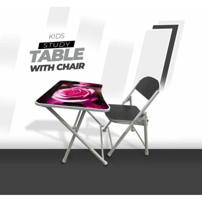 Picture of KIDS READING TABLE WITH CHAIR-Black