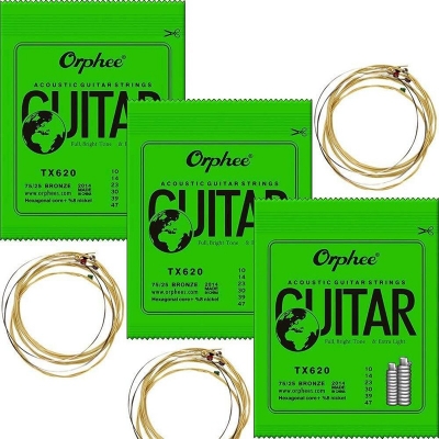 Picture of Orphe TX620 Acoustic Guitar Strings Gold