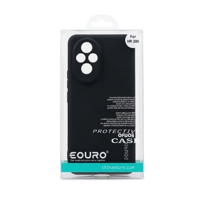 Picture of For Honor Honor 200 Premium Case Soft Sandstone Slim Matte Cover -Black