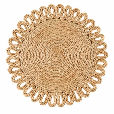 Picture of Gorgeous Handicrafts Placemat round jute natural D26-PM-155, GOGON