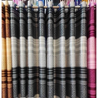 Picture of Chinese Synthetic Curtain for Door and Windows, Porda ( parda) -( 4 kuchi -1pis)-Multicolor