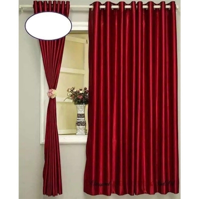 Picture of Synthetic curtain Solid colour (one clour) (ak colour)  1 Pes-Red